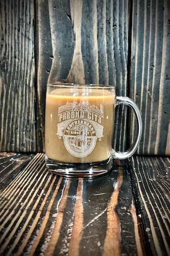 Black Smoke Custom 13 oz Coffee Glass