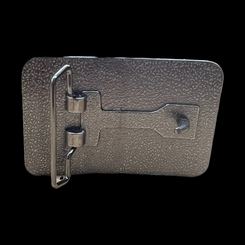 Smoked Out Leather Belt Buckle