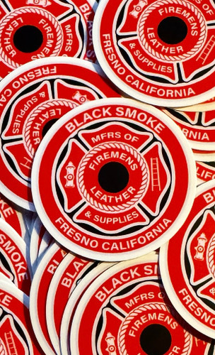Black Smoke Medallion Sticker