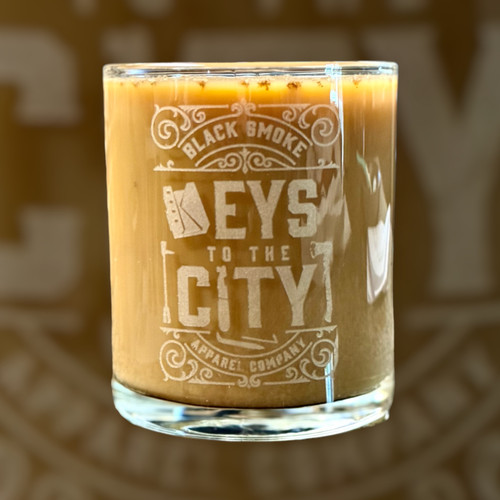 Keys To The City Glass Coffee Mug