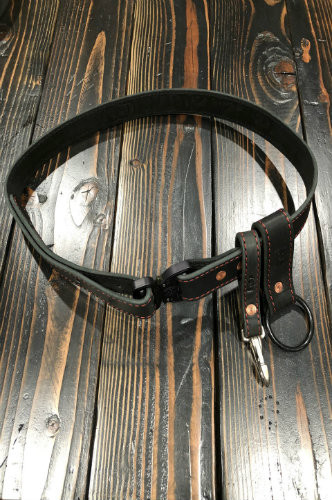 firefighter leather belt