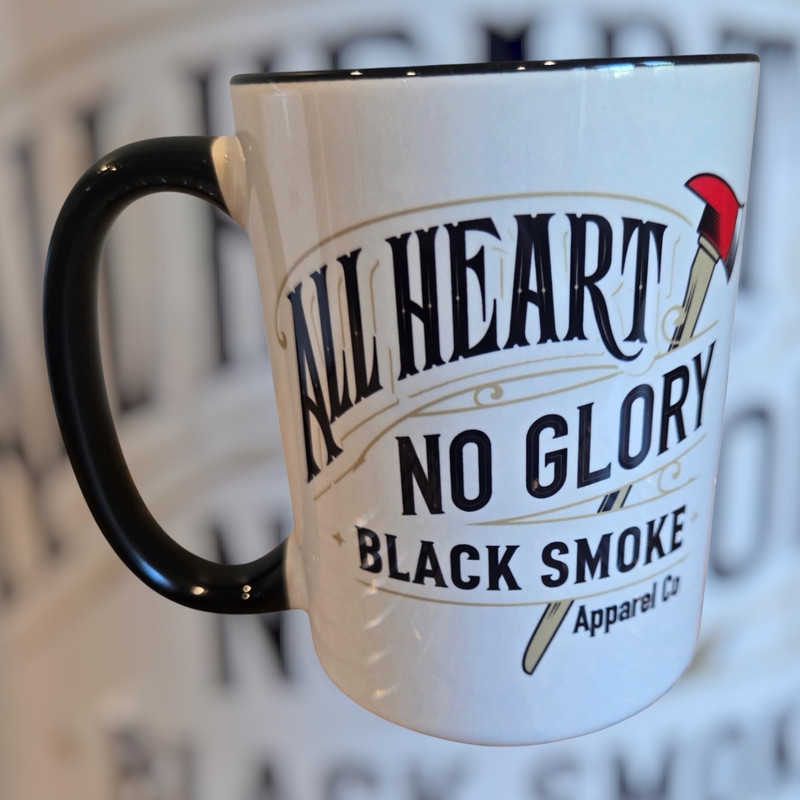 All Heart No Glory Axe Coffee Mug