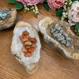Petrified Wood Display Dish