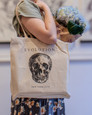 Evolution Skull Tote Unbleached