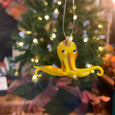 Glass Ornament Octopus