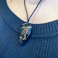Black Heart Pair Scorpion Necklaces