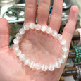 Selenite Beaded Bracelet