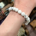 Howlite Beaded Bracelet