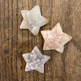 Flower Agate - Carved Stone Star