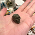 Pyrite - Carved Stone Skull