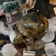 Labradorite - Carved Stone Skull