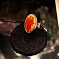 Fire Opal - Large Ring