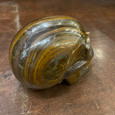 Tiger's Eye in Matrix - Carved Stone Skull