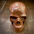 Red Jasper Large - Carved Stone Skull