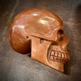 Red Jasper Large - Carved Stone Skull