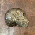 Generic Jasper Large - Carved Stone Skull
