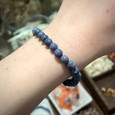 Blue Coral Beaded Bracelet