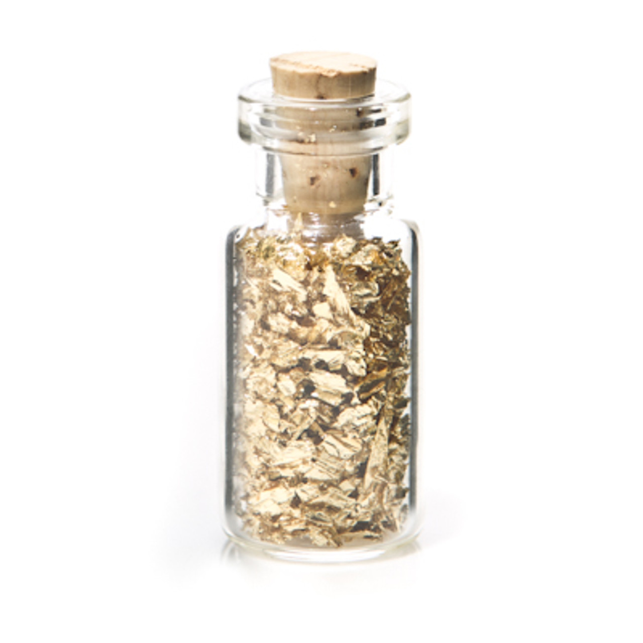 Real Gold Flakes in Glass Vial - Kids Love Rocks