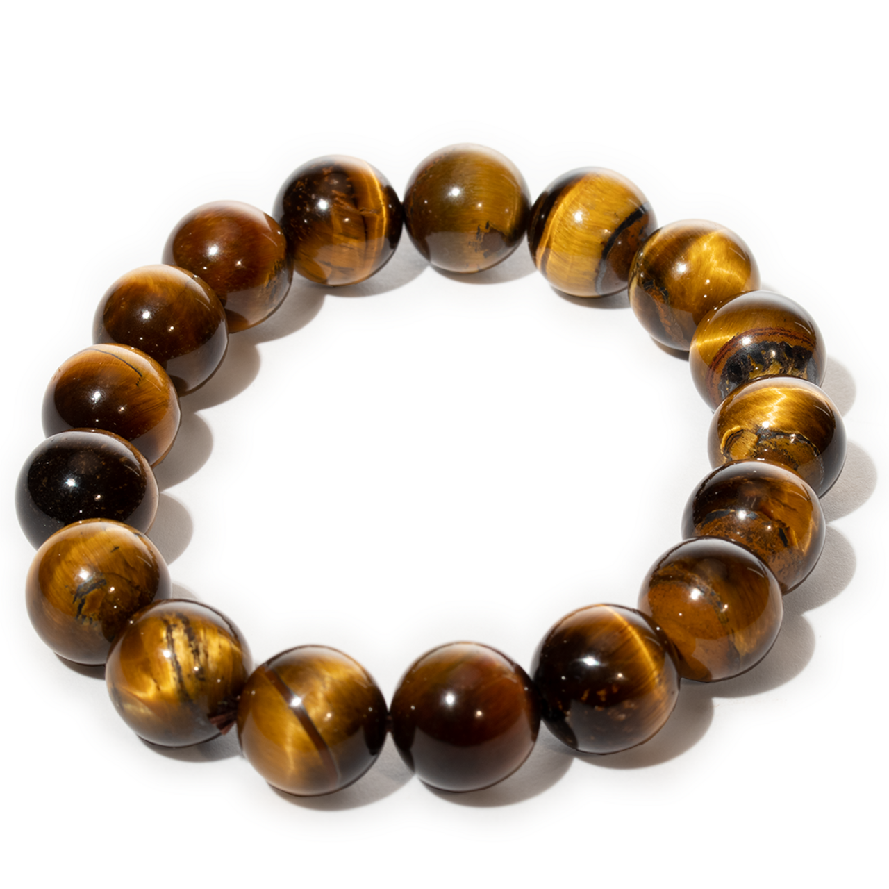 Golden Tiger-Eye Copper Beads Bracelet | RainbowShop for Craft