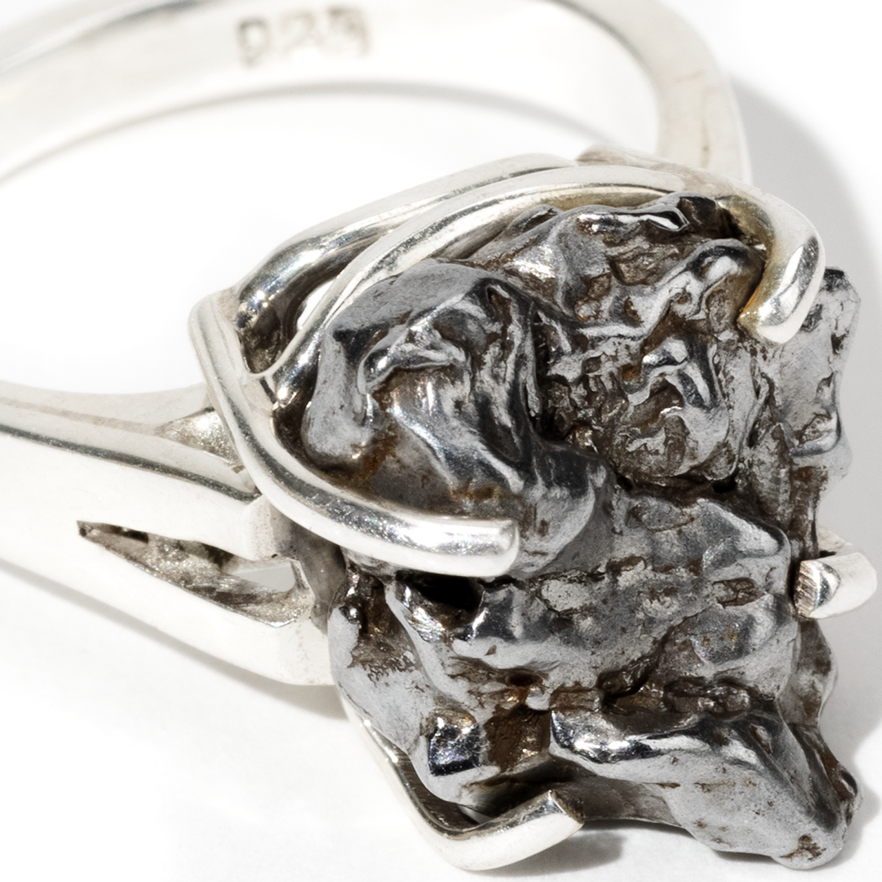 Natural Meteorite Stone Ring 1 – Andrea Jaye Collection