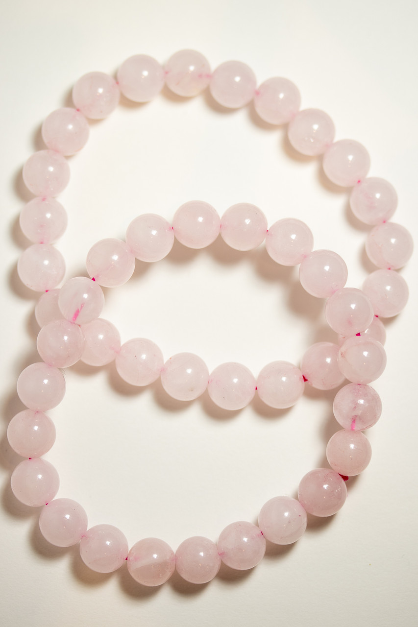 Rose Quartz Beaded Bracelet Evolution Store
