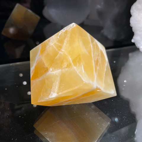 Orange Calcite Cube (2")
