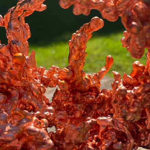 Extra Large Copper Sculpture - Closeup