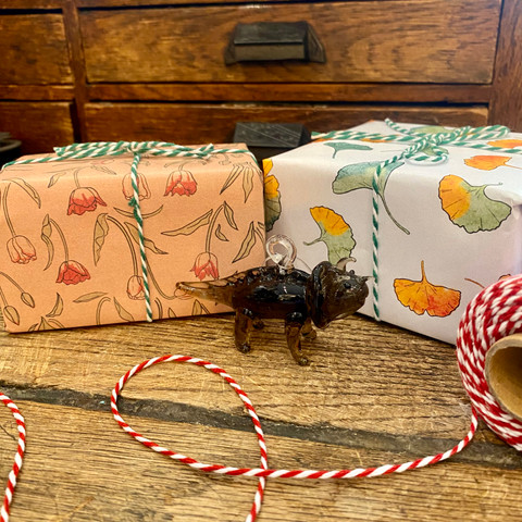 Glass Ornament Ceratops