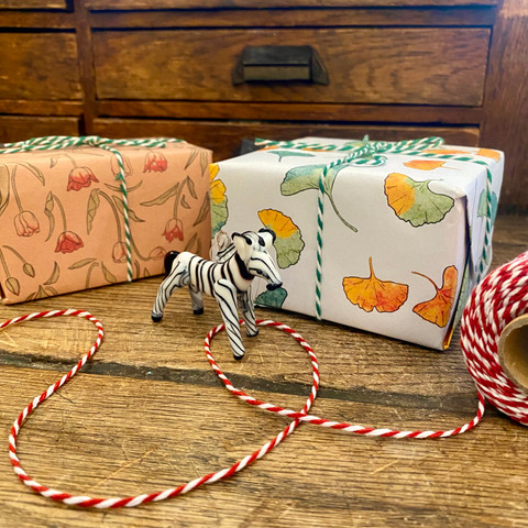 Glass Ornament Zebra