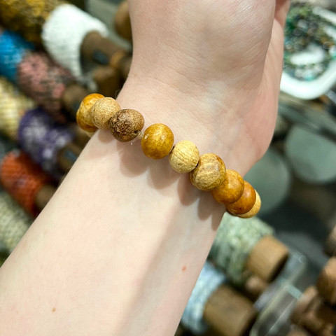 Palo Santo Beaded Bracelet