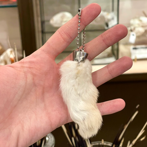Rabbit Foot Keychain