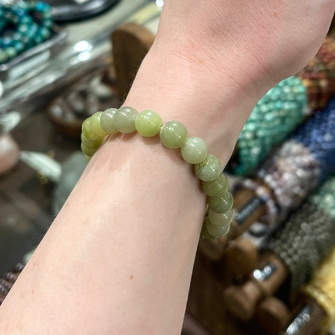 Jade Beaded Bracelet