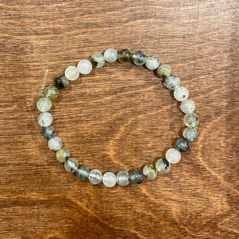 Prehnite Beaded Bracelet