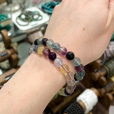 Fluorite Beaded Bracelet