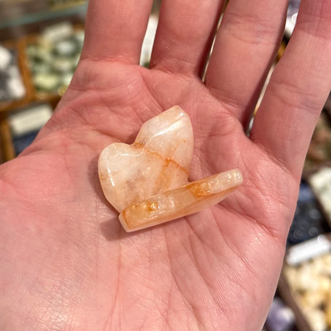 Hematoid - Carved Stone Butterfly