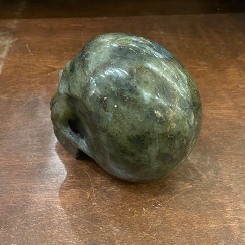 Labradorite - Carved Stone Skull