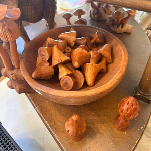 Wooden Mushroom - Mini