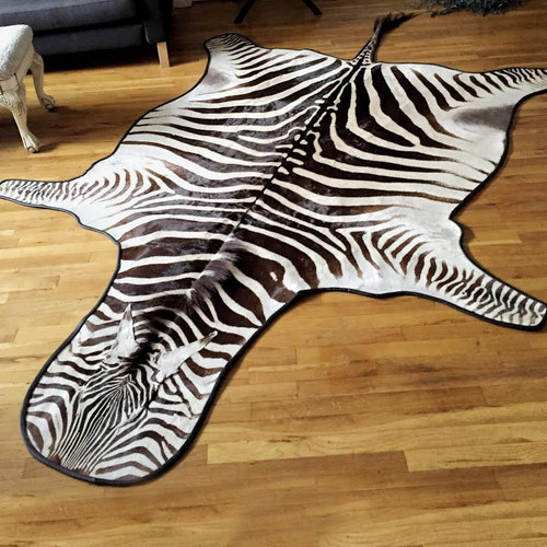 Zebra Print Rug