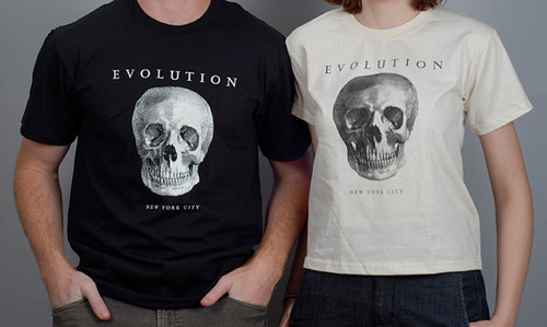 Evolution Skull T-Shirt - Pink | Evolution Store
