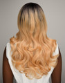 Feme 2-in-1 Amaya half wig - back view of hair down