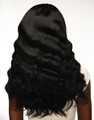 Woman wearing Feme Human Hair Weave Body Wave