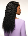 Woman wearing Feme Human Hair Weave Deep Wave