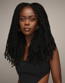 Woman wearing Soft N Silky - Afro Twist Braid