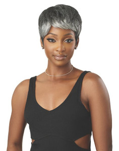 Outre Fab & Fly Arlette human hair pixie wig front view Outre Fab & Fly Arlette human hair pixie wig front view