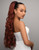 Feme 2-in-1 Raven half wig - side view as a ponytail