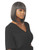Outre Fab & Fly Grey Glamour Deria short human hair wig side view