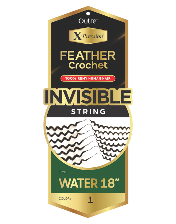 X-Pression Remi  Feather Crochet - Water