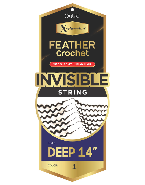 Packaging for X-Pression Remi Feather Crochet - Deep