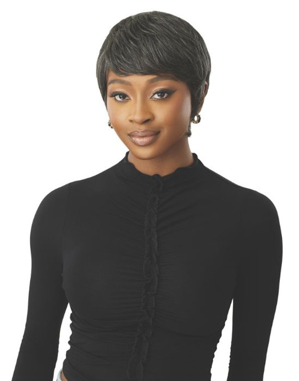 Outre Fab & Fly Celia human hair pixie wig front view