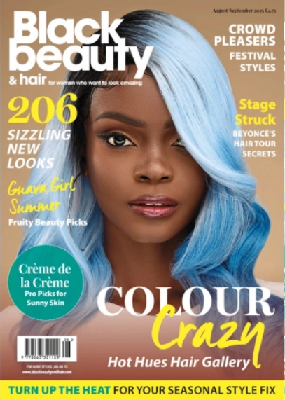 Black Hair & Beauty Summer 2025 Cover with Feme Lace Wig Limited Edition